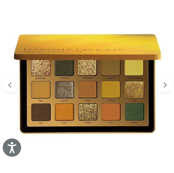 Natasha Denona Yucca Glamorous Eyeshadow Palette With Golds, Neutrals And Deeps - Picture 4 of 6